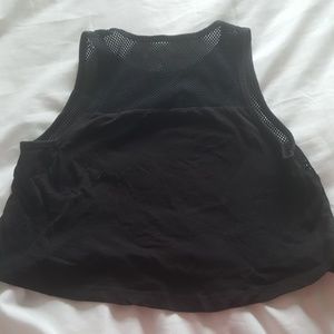 Black crop top